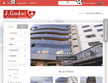 Tablet Screenshot of jgodoiimoveis.com.br